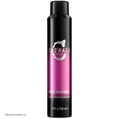 Термозащитный выпрямляющий спрей для волос TIGI Catwalk Haute Iron Spray, 200 мл