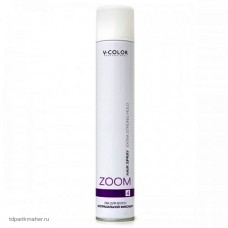 Лак для волос экстрасильной фиксации V-COLOR ZOOM Hair Spray Extra Strog Hold 4 400мл.