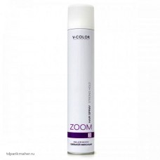 Лак для волос сильной фиксации V-COLOR ZOOM Hair Spray Strog Hold 3 400мл.